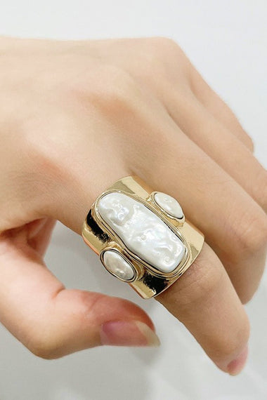 18K Gold-Plated Alloy Ring - Trend Inspo