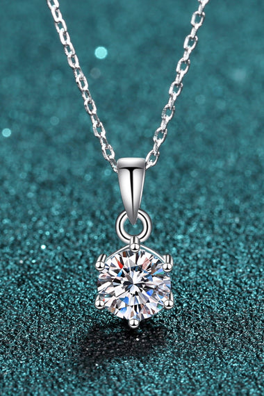 Adored Get What You Need Moissanite Pendant Necklace - Trend Inspo