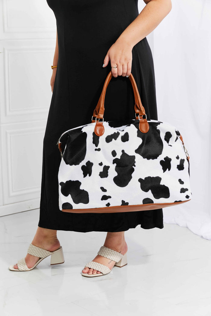 Animal Print Plush Weekender Bag - Trend Inspo
