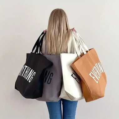 Everything Canvas Reusable Bag - Trend Inspo