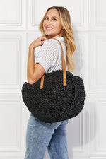 Justin Taylor C'est La Vie Crochet Handbag in Black - Trend Inspo