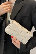 Zenana Vegan Leather Woven Crossbody Bag - Trend Inspo